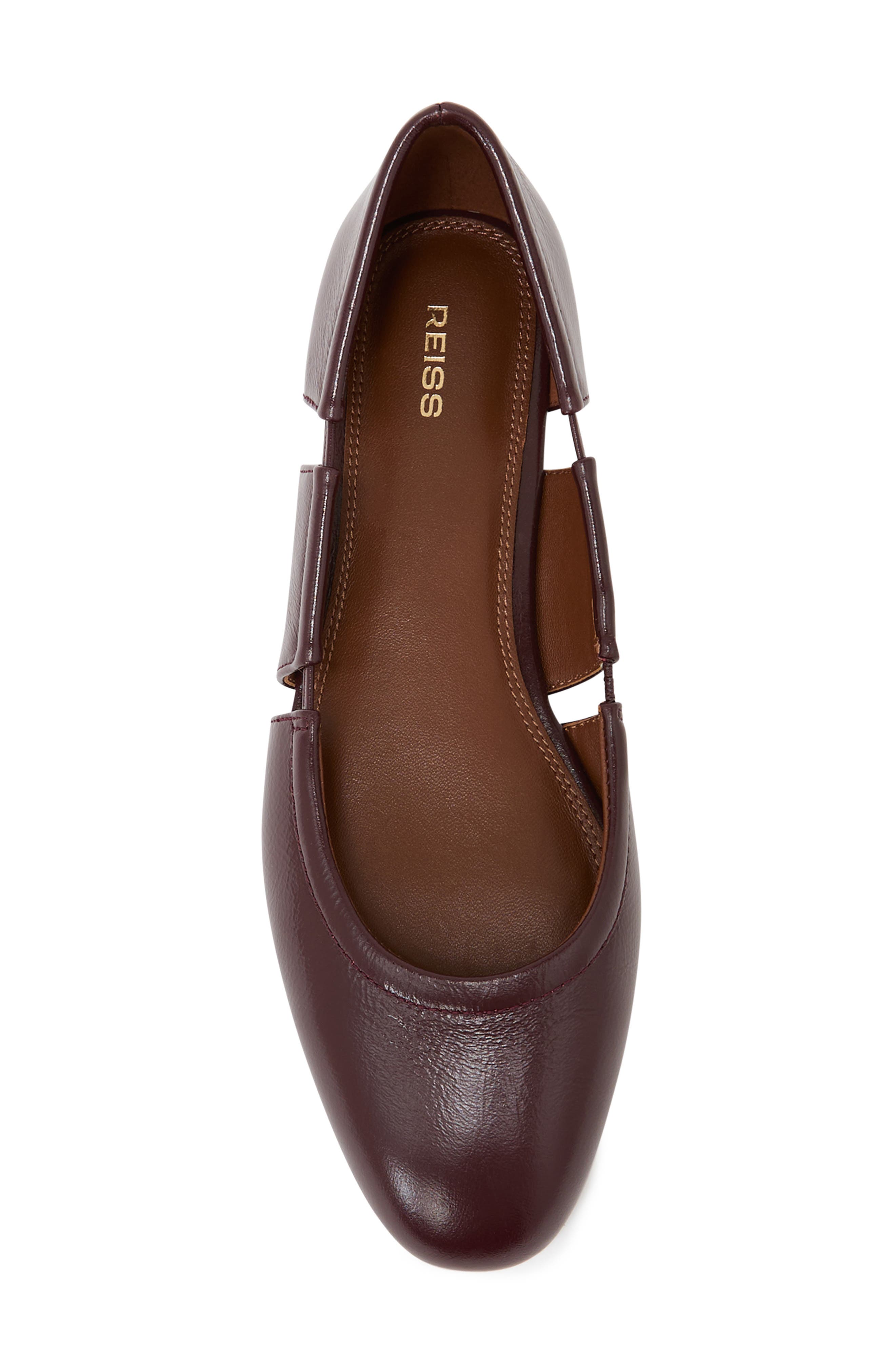 Reiss Leona Cutout Ballet Flat, Alternate, color, 