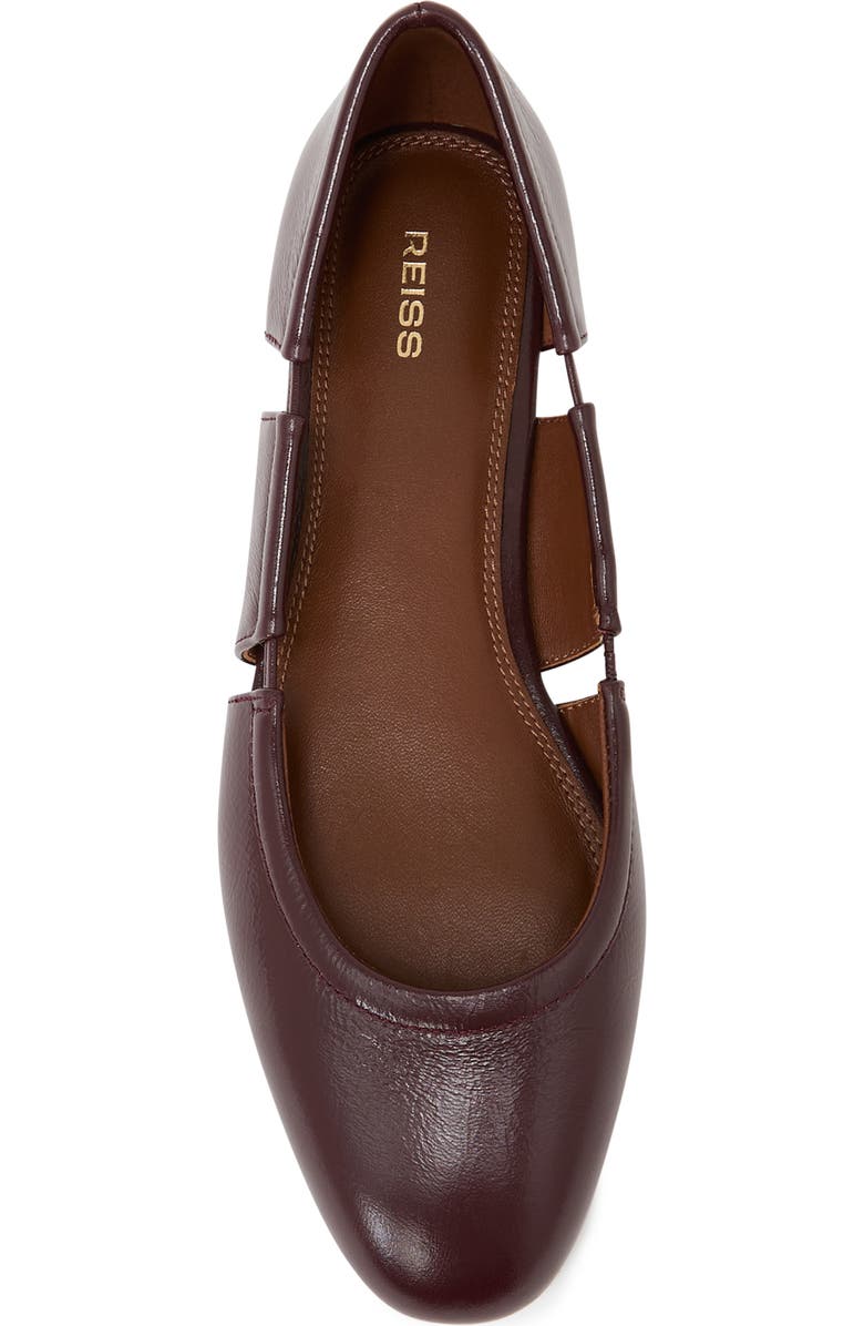 Reiss Leona Cutout Ballet Flat, Alternate, color,