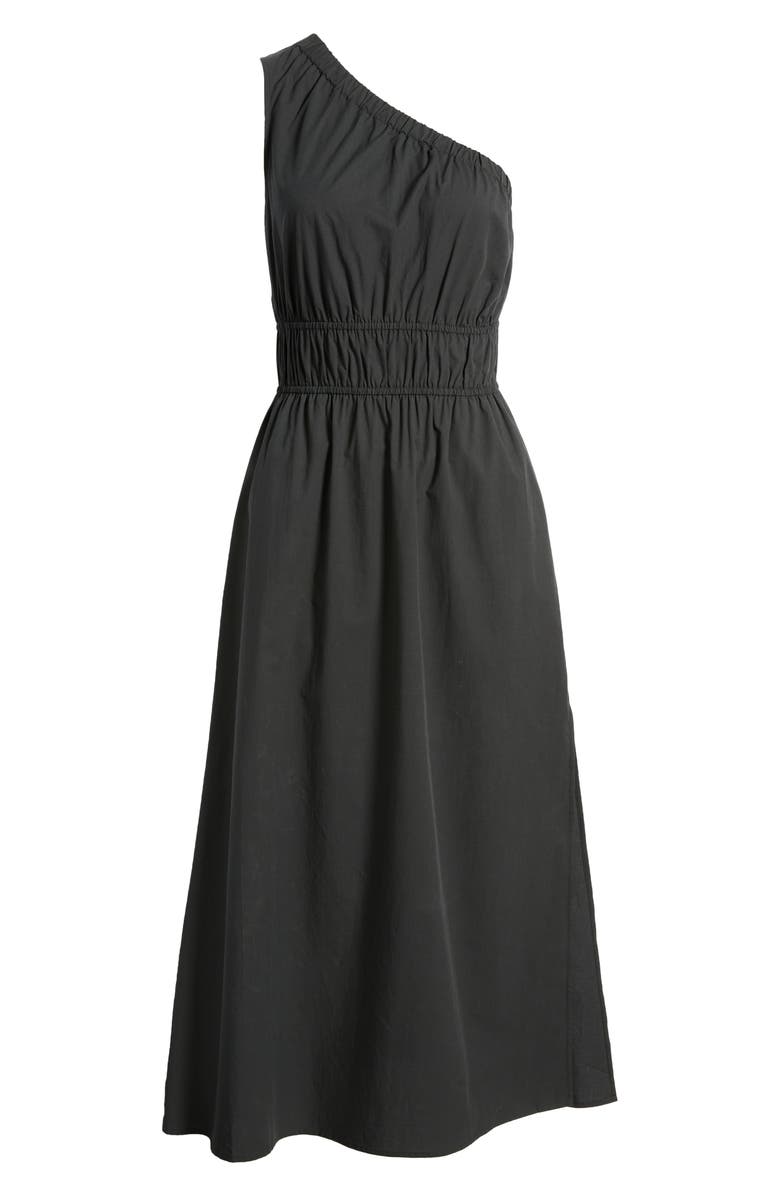 Rails Selani One-Shoulder Cotton Poplin Dress, Alternate, color,