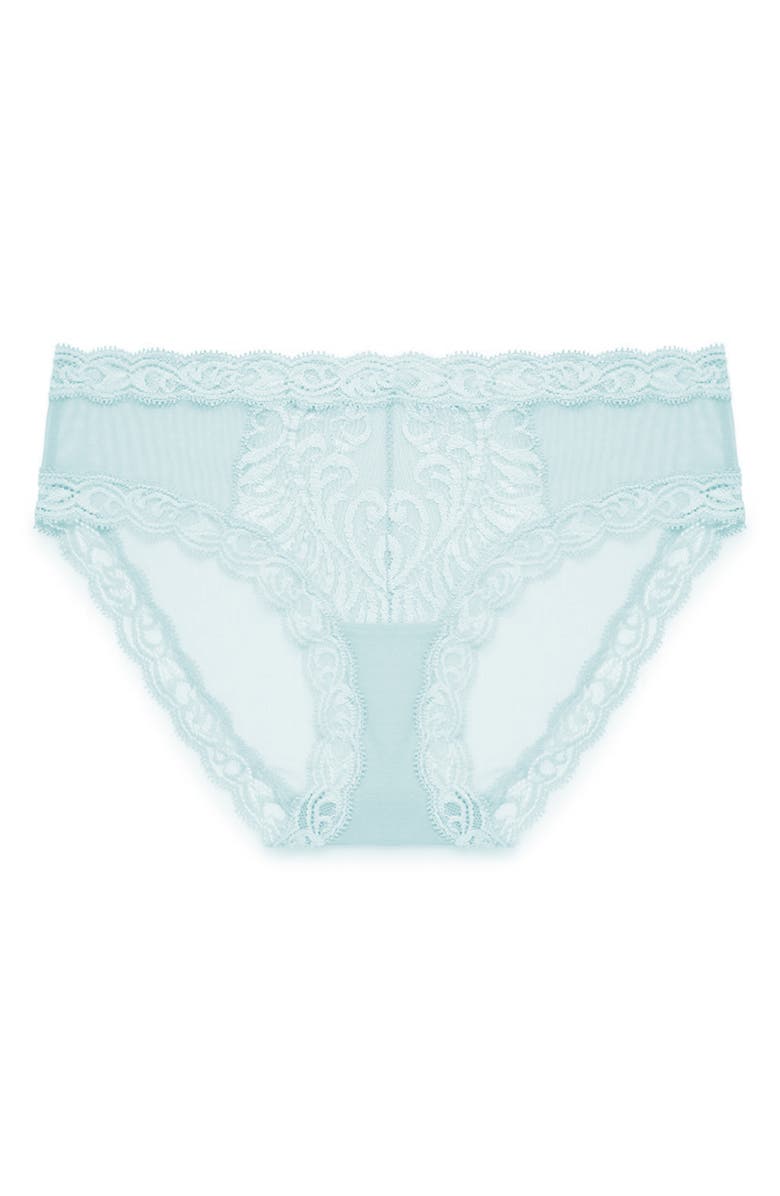 Natori Feathers Hipster Briefs, Alternate, color, Whipped Mint Lace