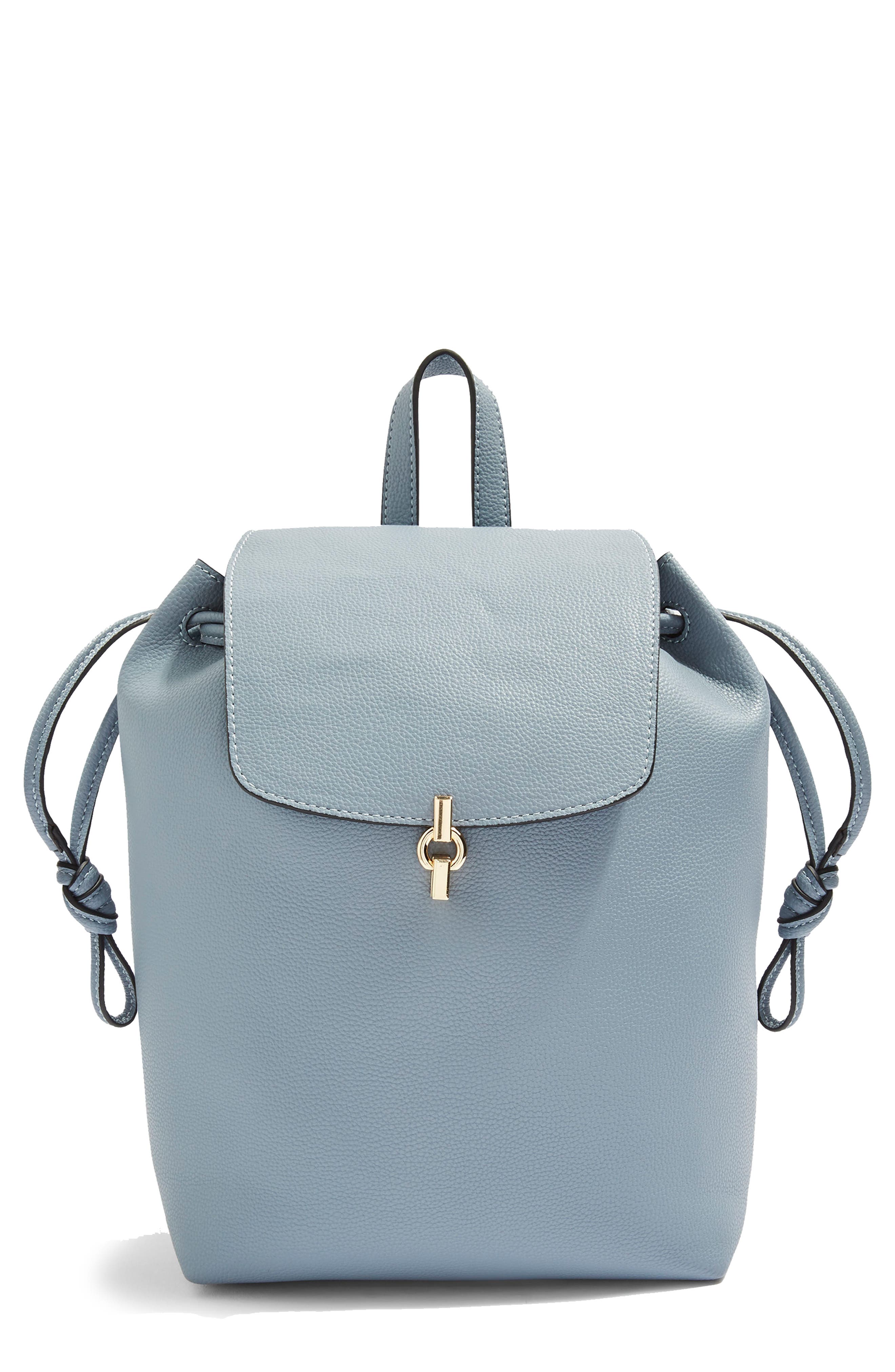 Lucy Metal Tab Backpack, Main, color, BLUE MULTI