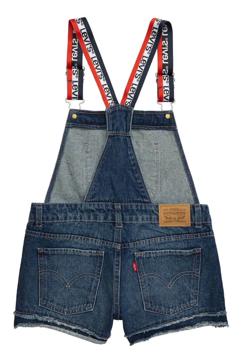 Levi's® Denim Shortalls, Alternate, color, M0A-OCEAN BLVD TOO