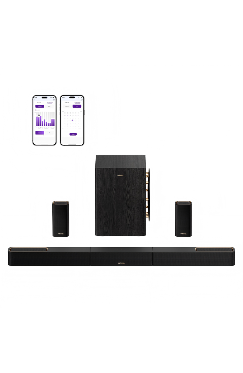 Ultimea Skywave Series, 5.1.4ch Sound Bar with Dolby Atmos, Main, color, Black