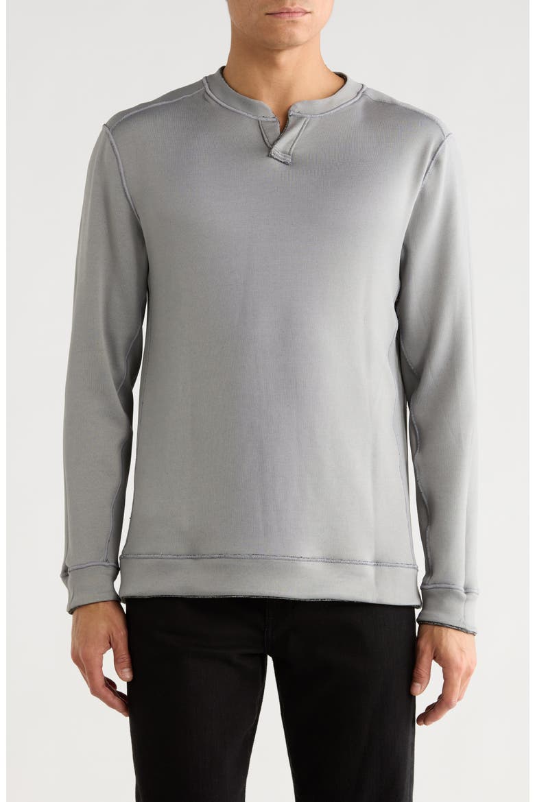 Reversible Performance Sweater, Main, color, CHARCOAL