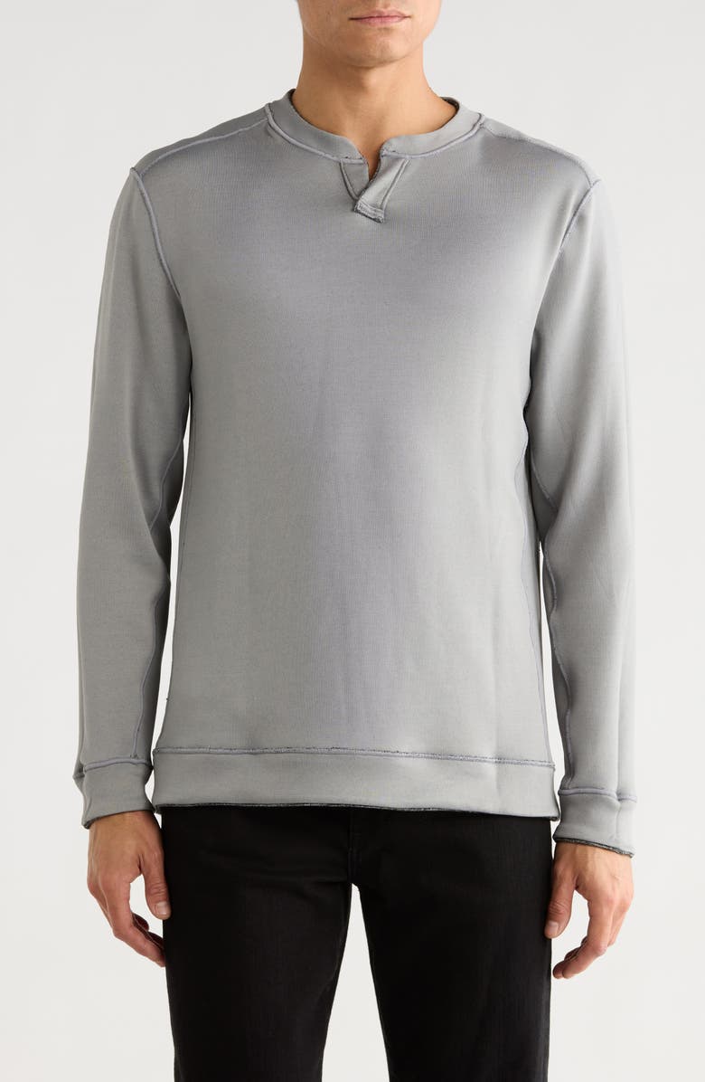 NICOBY Reversible Performance Sweater, Main, color, Charcoal
