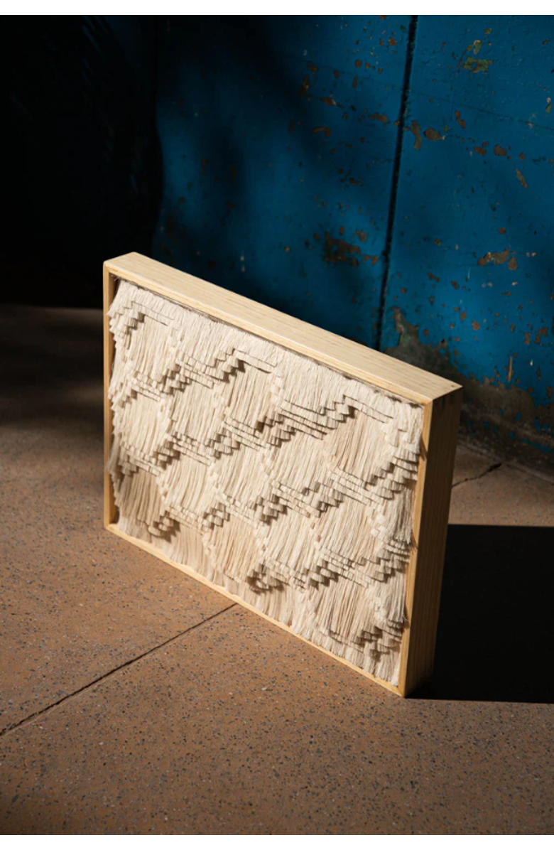 Caralarga Mictlán Wall Art, Alternate, color, White