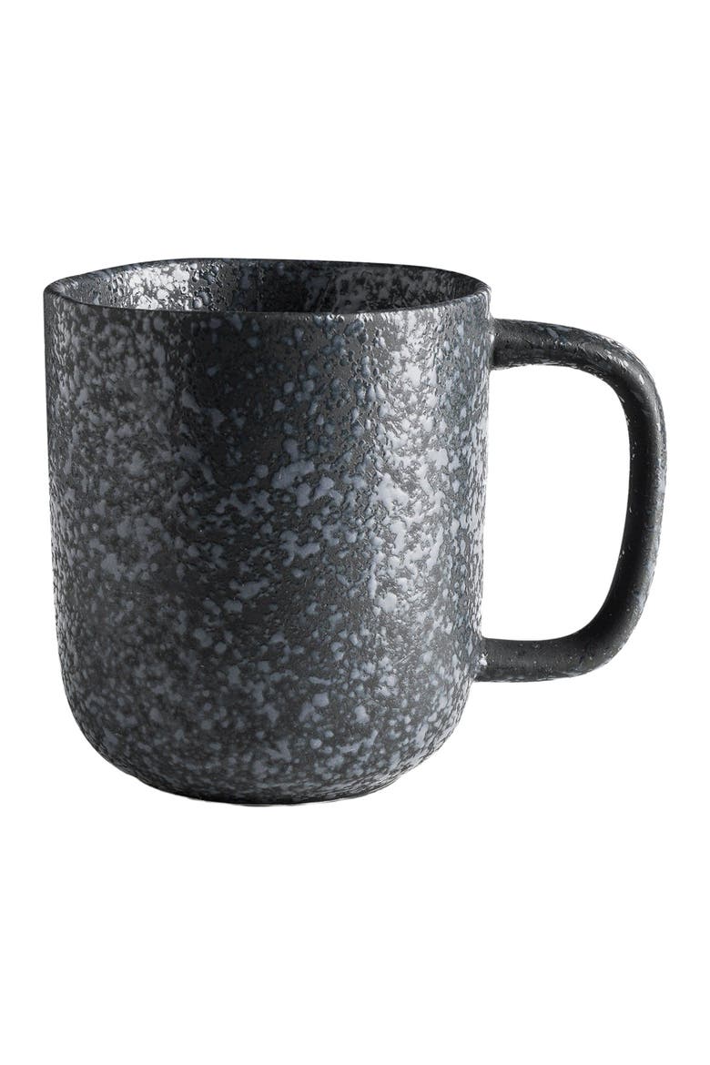 Tom Stoneware 4-Piece Mug Set, Main, color, Black and White