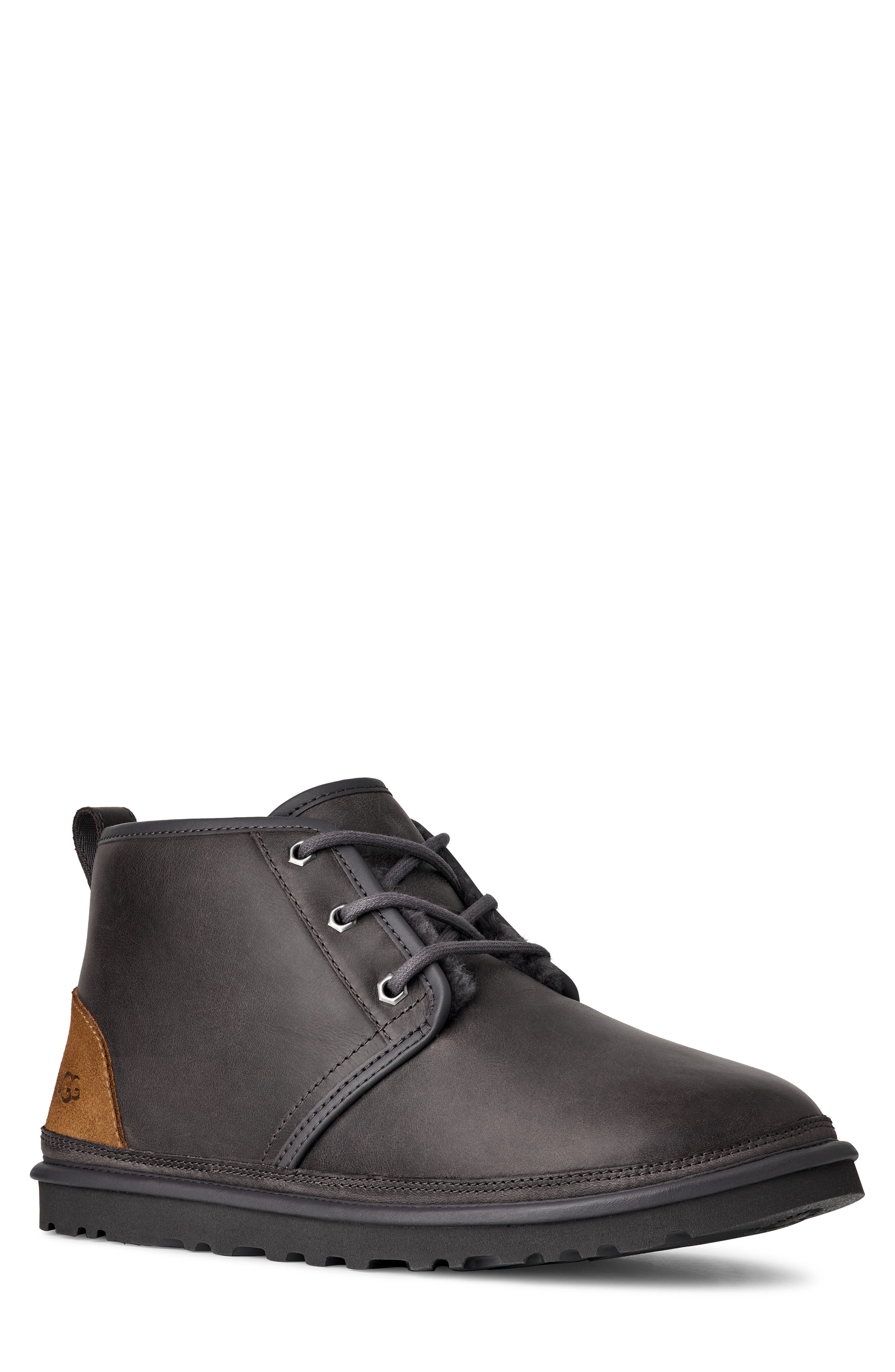 UGG<sup>®</sup> Neumel Era Chukka Boot, Main, color, Obsidian / Chestnut