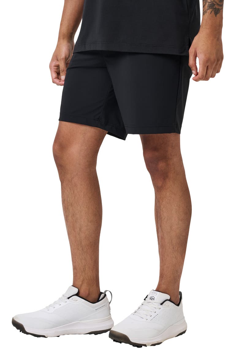 Hero Hour Golf Shorts, Alternate, color, BLACK