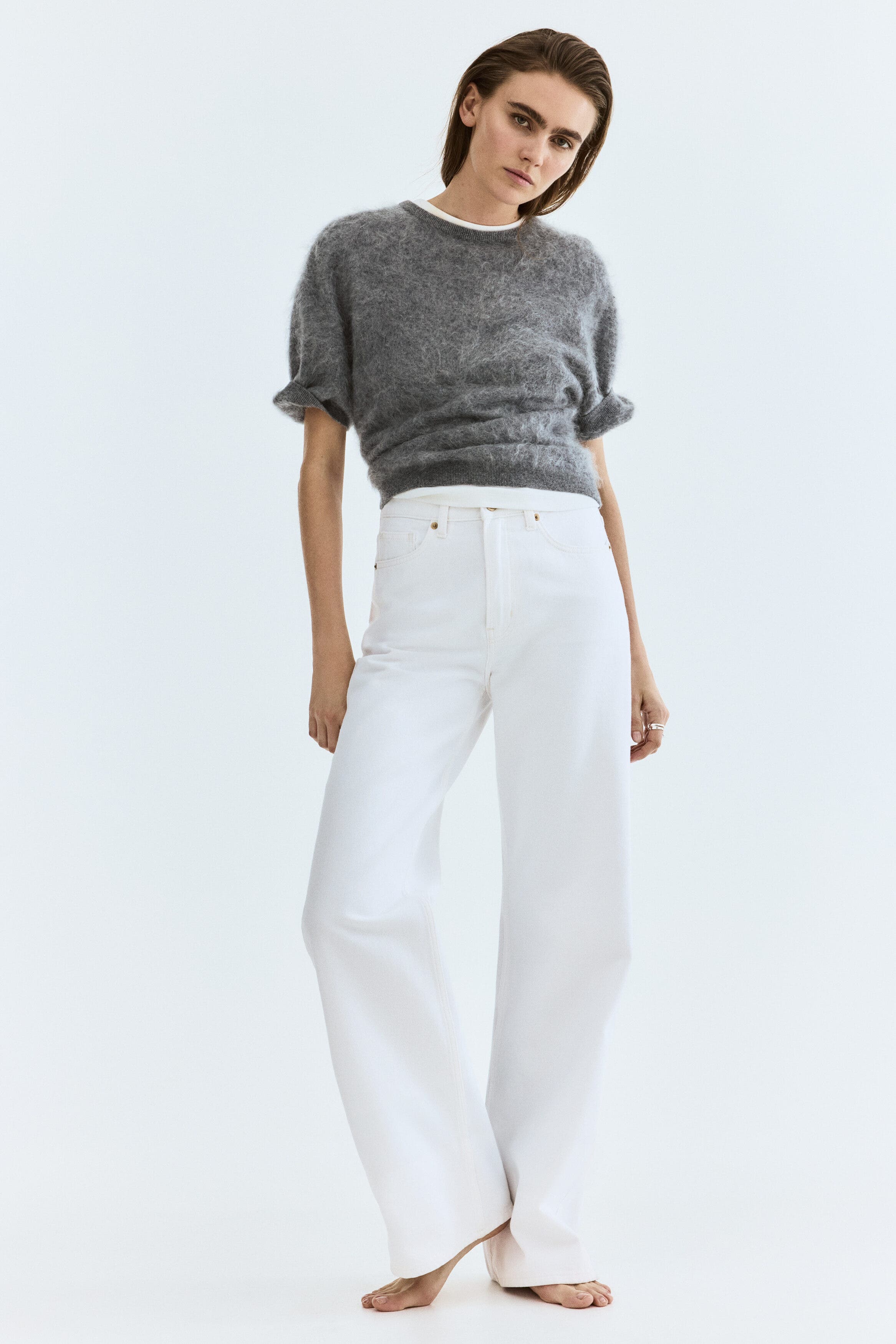 Wide High Waist Jeans - image 4