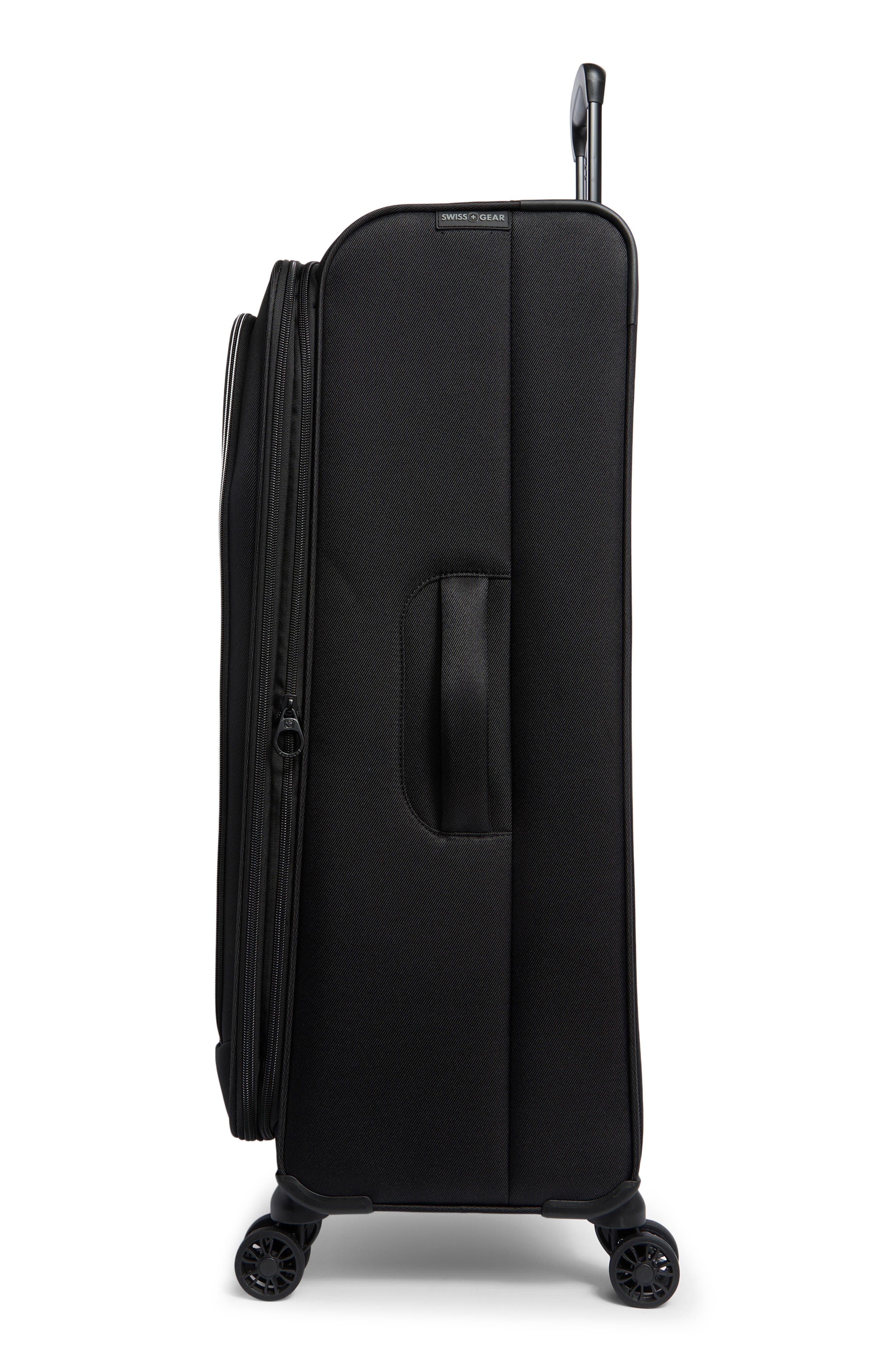 SWISSGEAR 28-Inch Softside Spinner Luggage, Alternate, color, Black