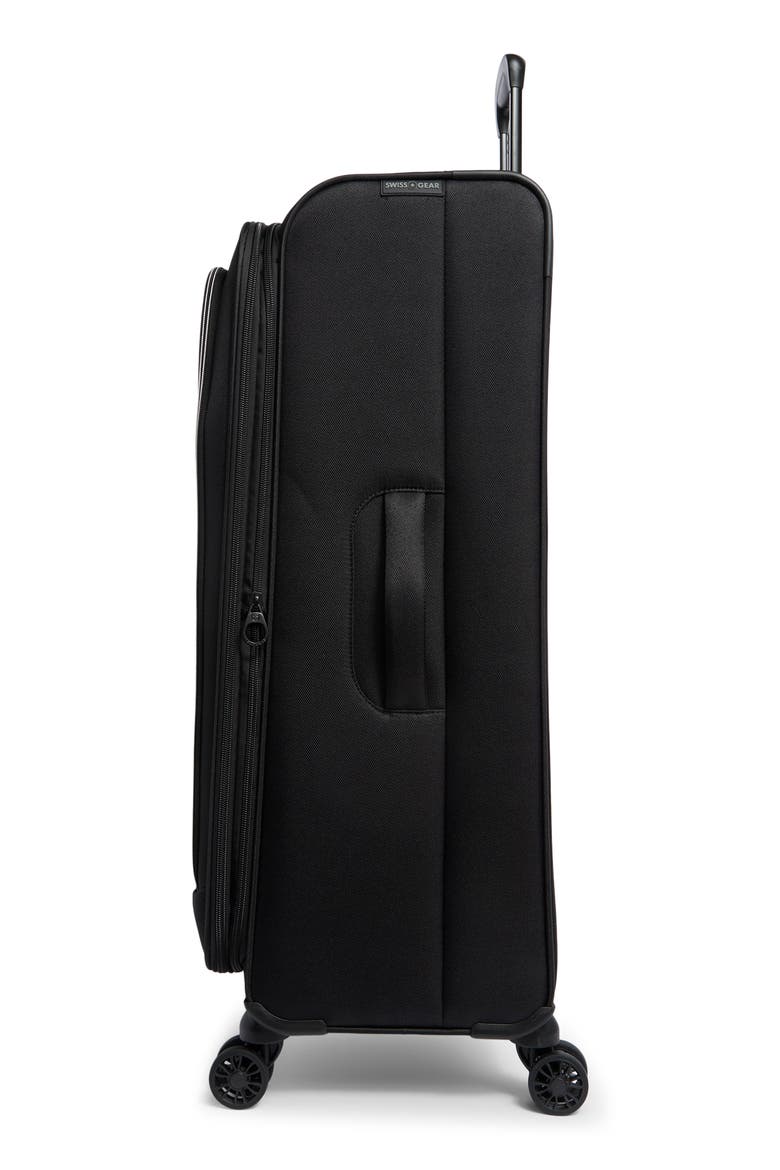 28-Inch Softside Spinner Luggage, Alternate, color, BLACK