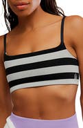 Free People FP Movement Remember My Name Stripe Bra