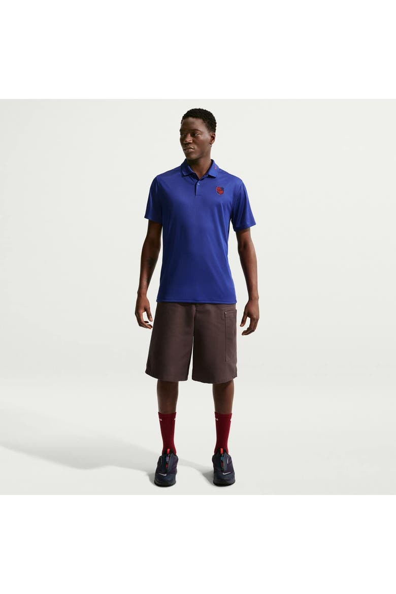 Men's Nike Royal USMNT Dri-FIT Victory Solid Polo, Main, color, Royal
