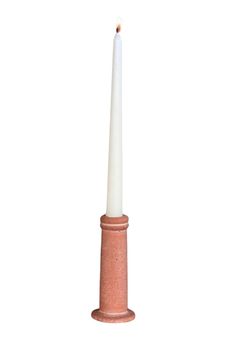 Sela Candle Holder by MESO, Main, color, Brown