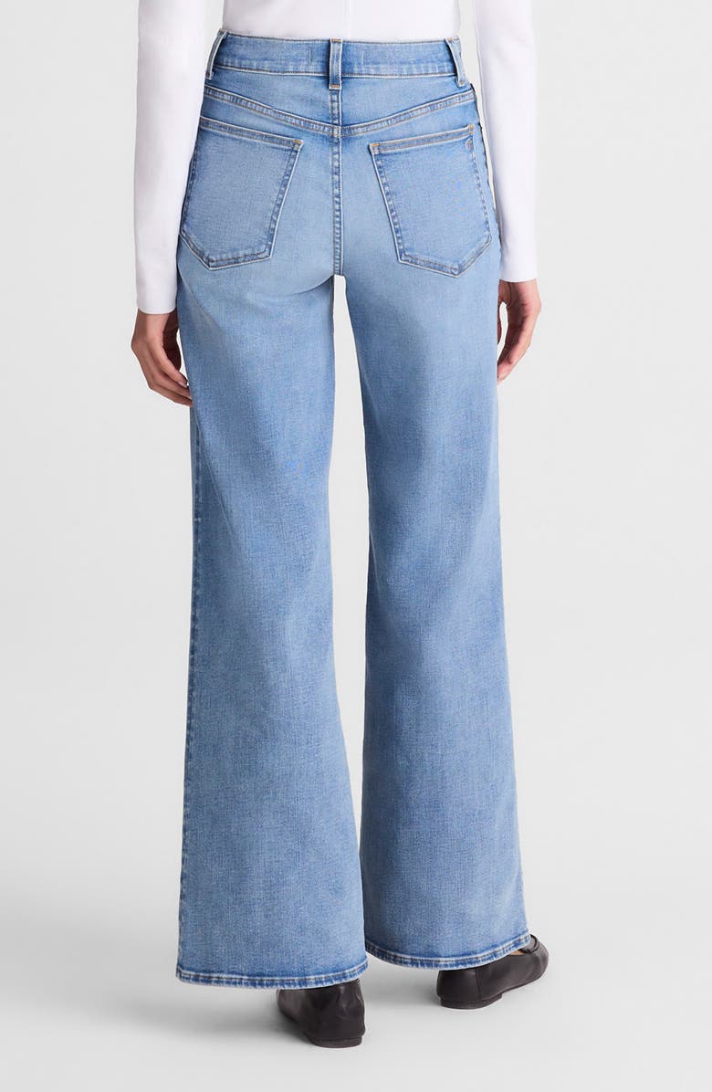 Madewell The High Waist Wide Leg Jeans, Alternate, color, Coastal Blue Wash