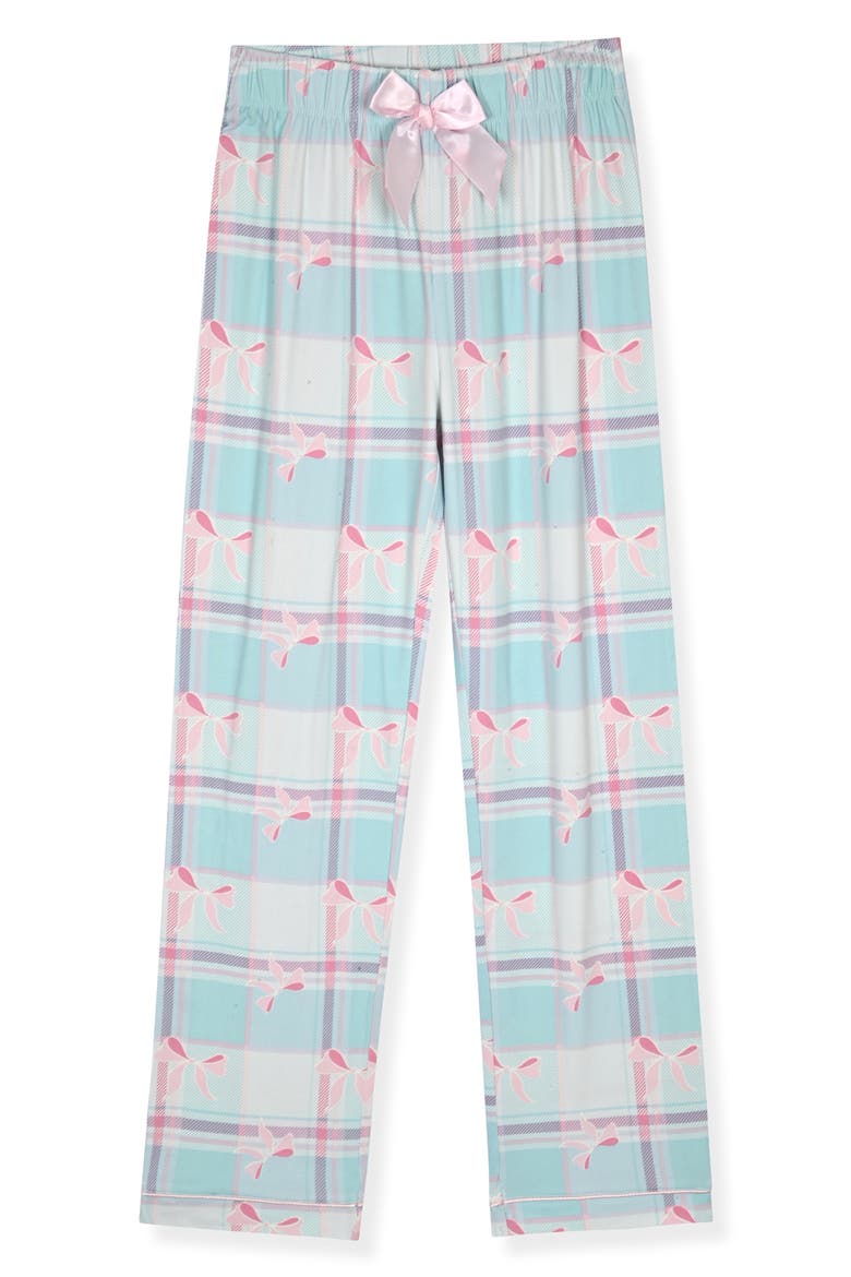 Kids' 3-Piece Pajamas and Headband Set, Alternate, color, BLUE