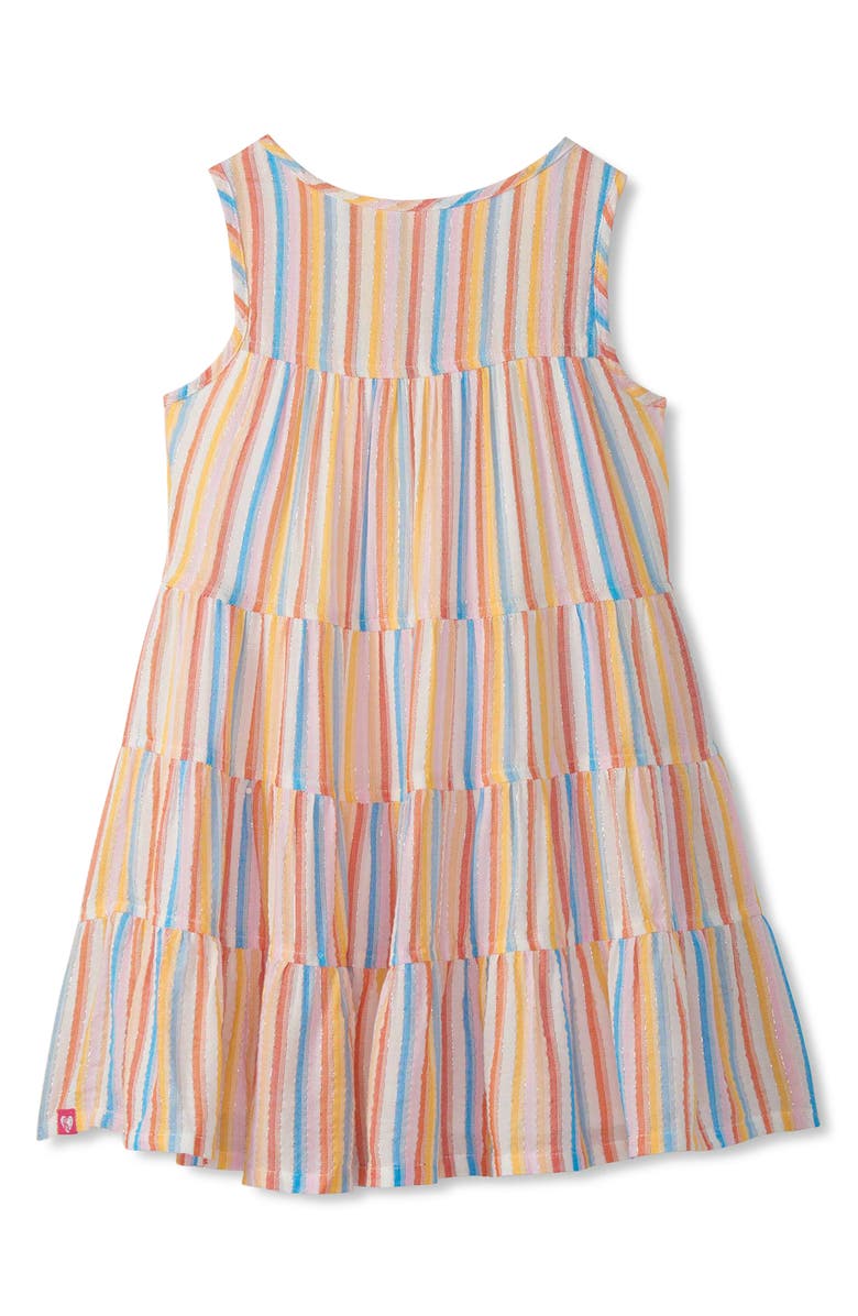 Hatley Kids' Stripe Dress, Alternate, color, Orange