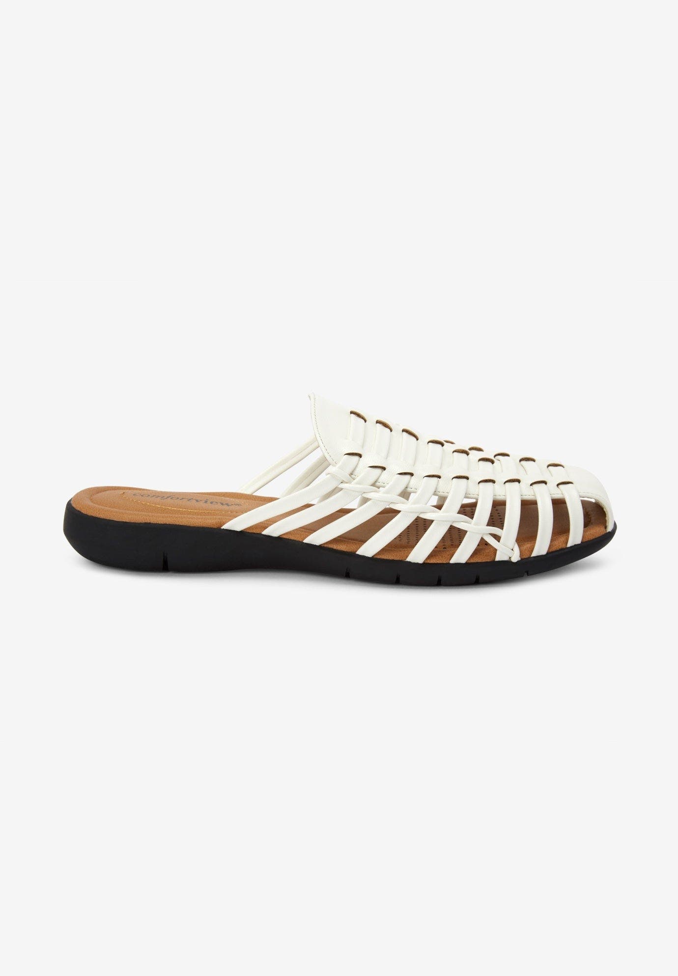 The Wendy Slip On Mule, Alternate, color, WHITE