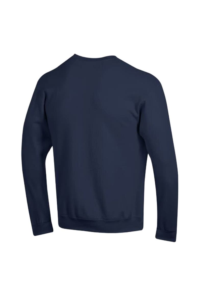 Men's Champion  Navy New England Patriots Powerblend Fleece Sweatshirt, Alternate, color, Navy