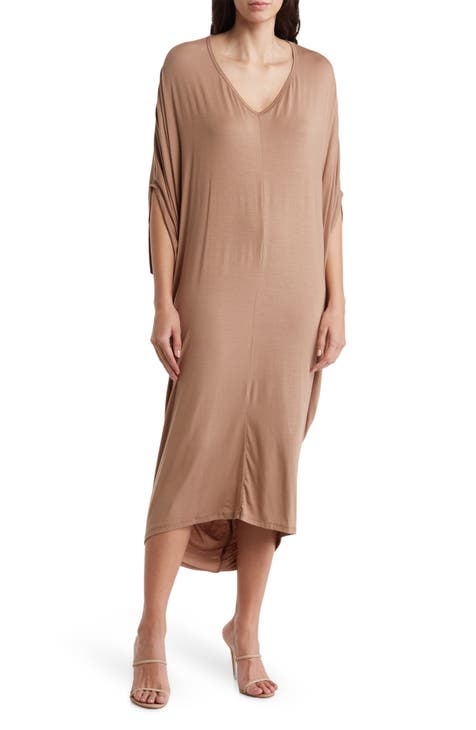 Batwing Sleeve Maxi Dress