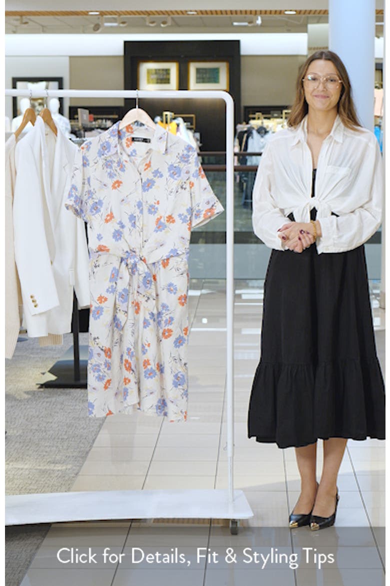 Floral Linen Shirtdress video