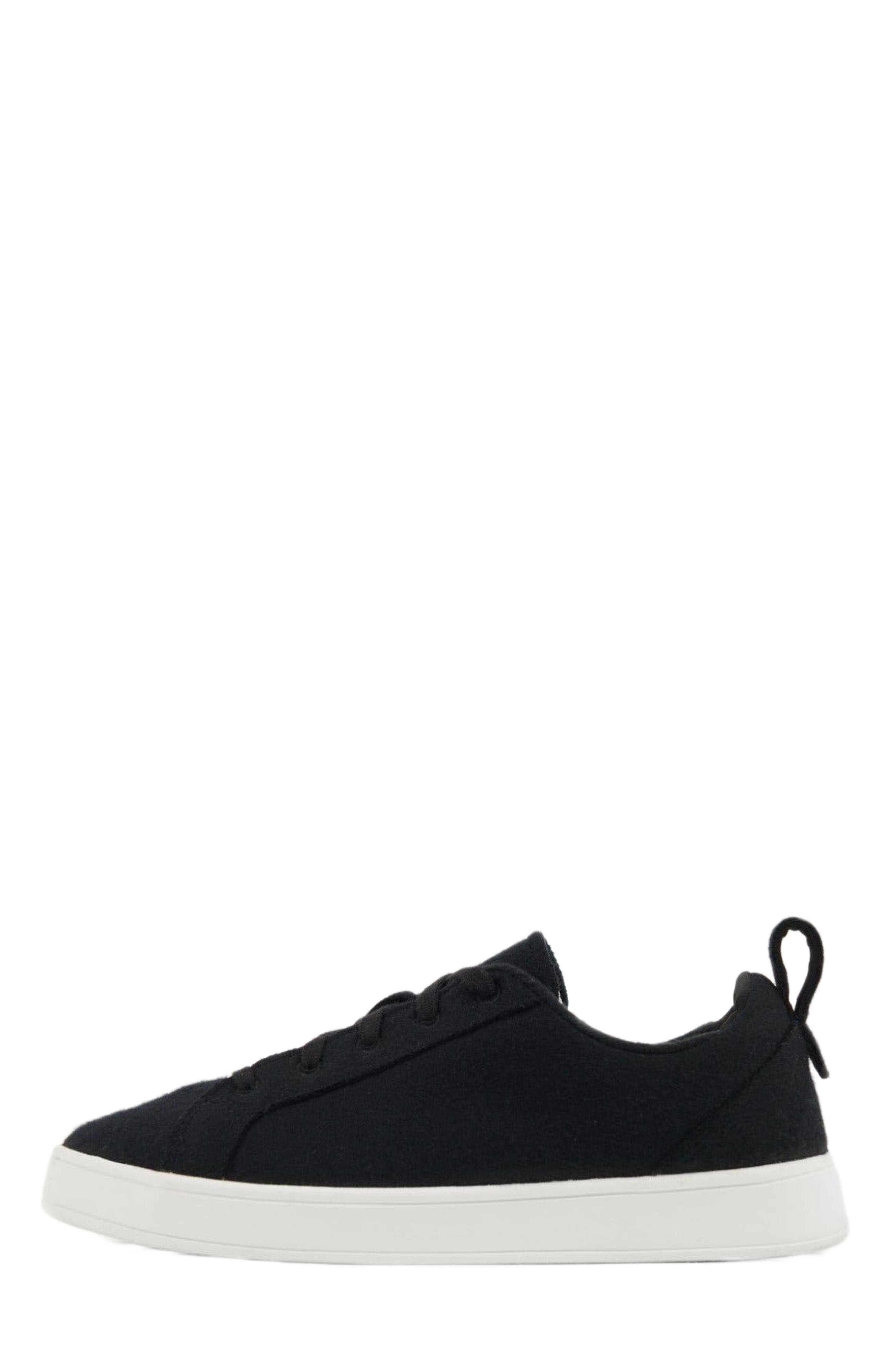 GOBI Mongolian Cashmere Cashmere Low Ankle Sneakers, Alternate, color, Black