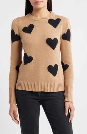 Intarsia Heart Sweater