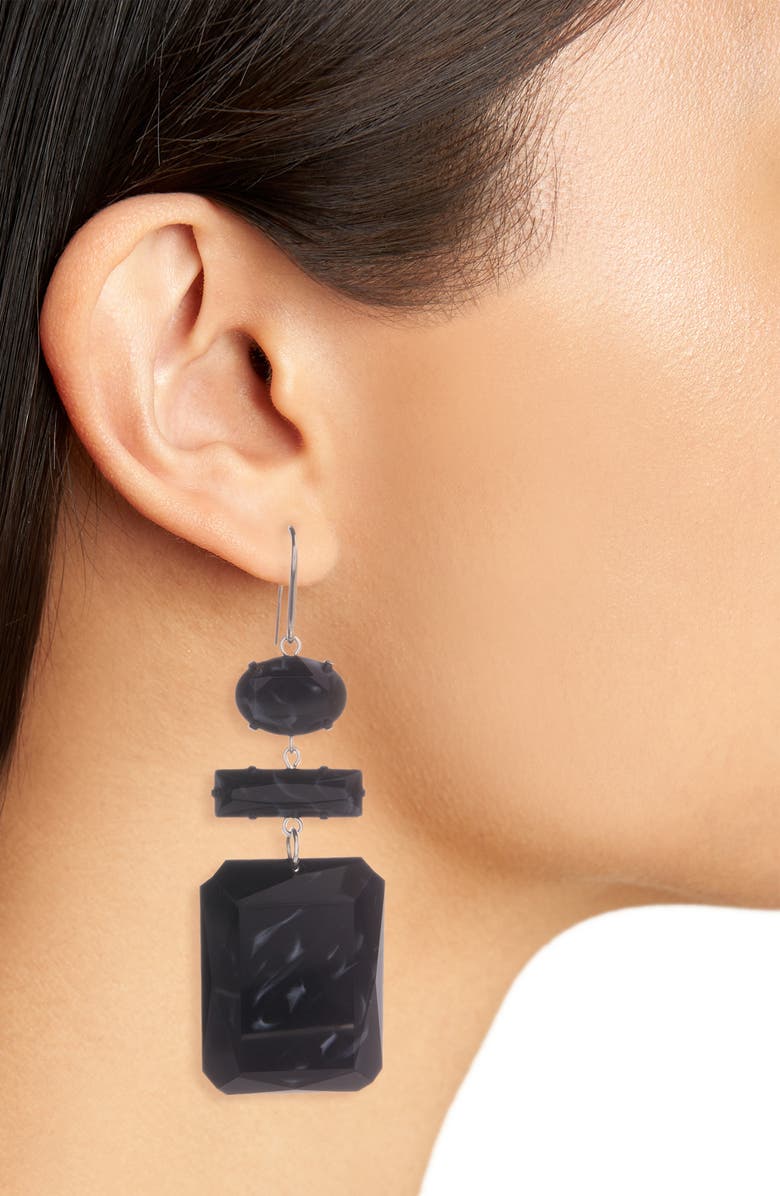 Isabel Marant Geometric Resin Drop Earrings, Alternate, color, 