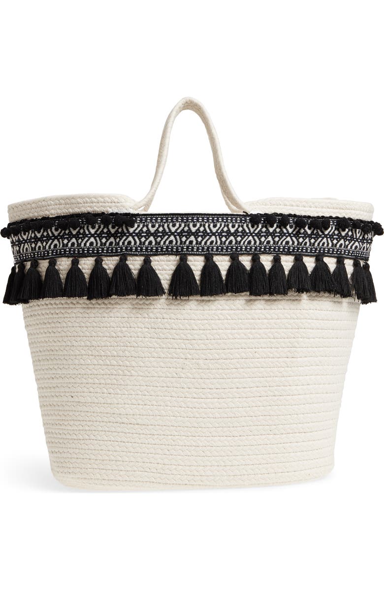 Shiraleah Caicos Woven Tote, Alternate, color,