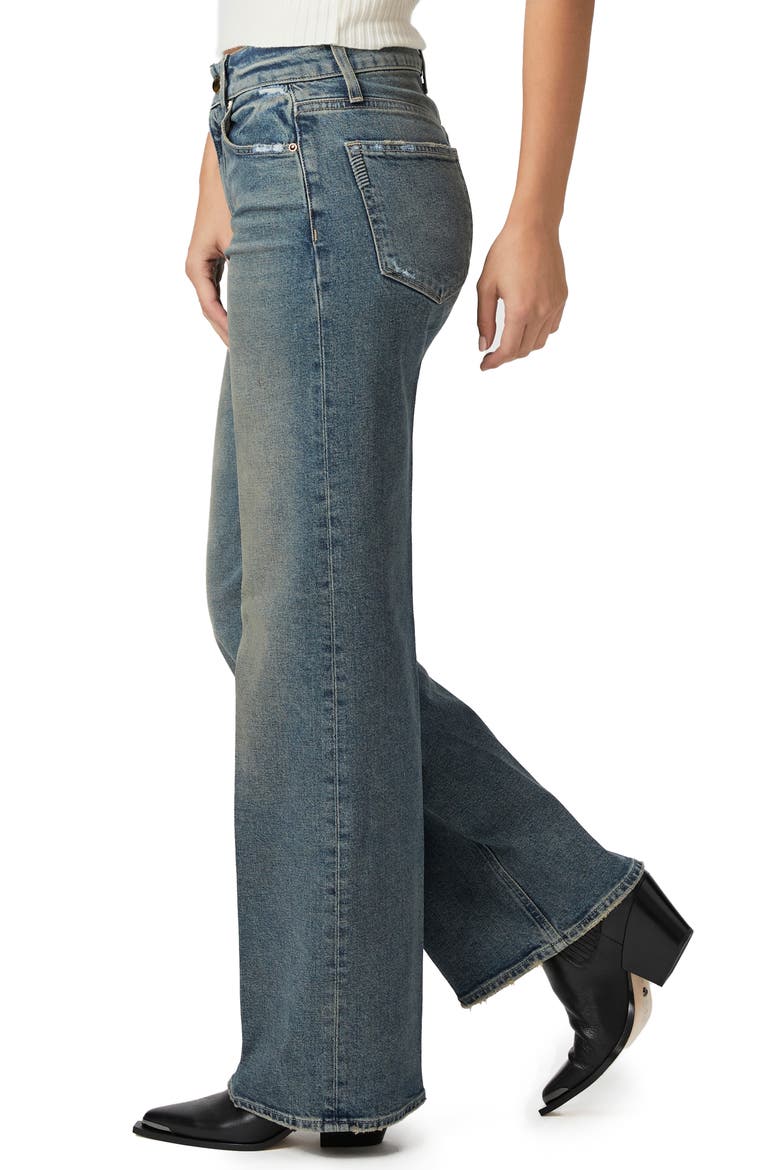 Sasha High Waist Wide Leg Jeans, Alternate, color, CHANSEDIST