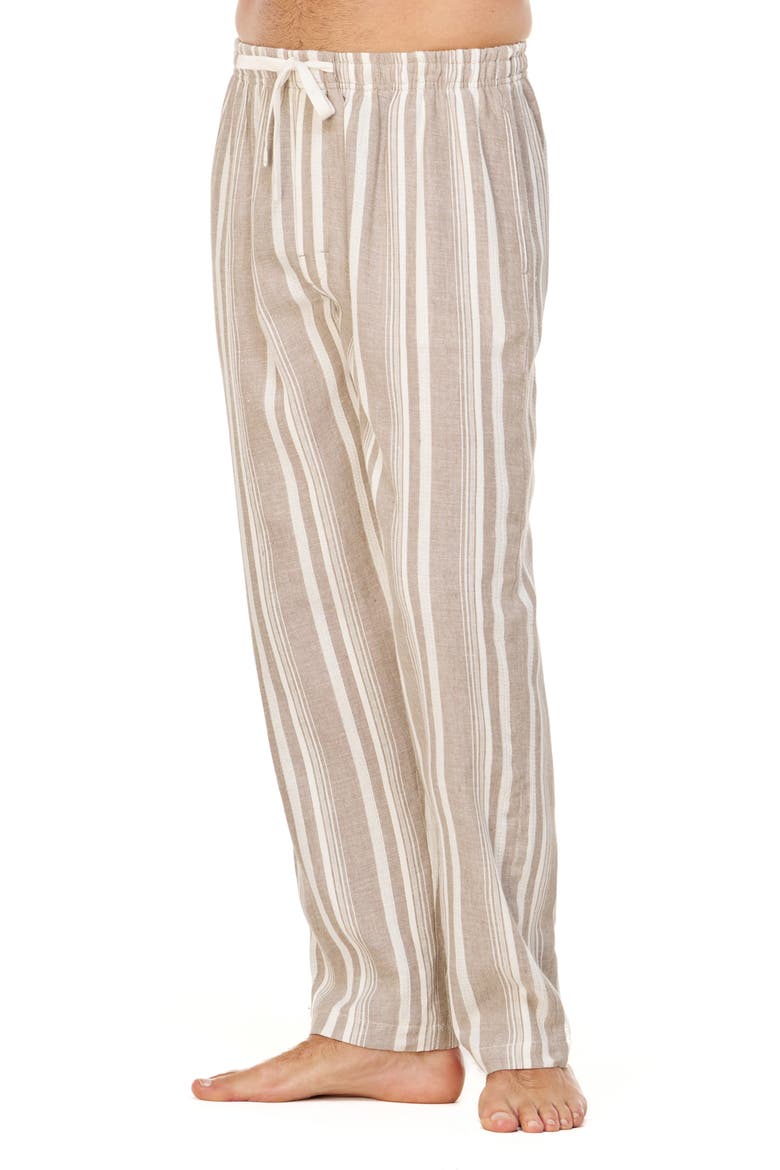 Summer Woven Lounge Pants, Alternate, color, MUSHROOM STRIPE
