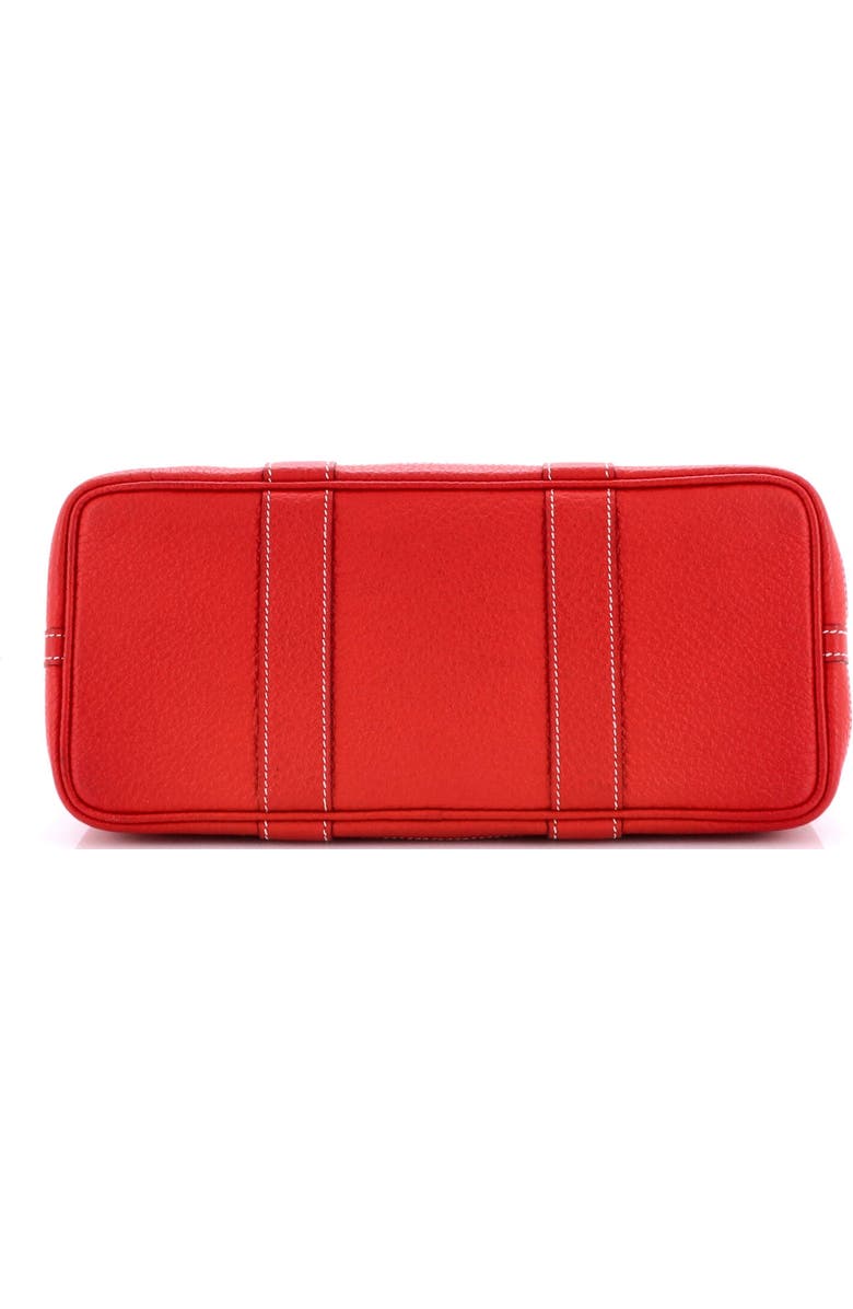 Pre-Owned Hermes Garden Party Tote Leather 30, Alternate, color, Rouge Casaque