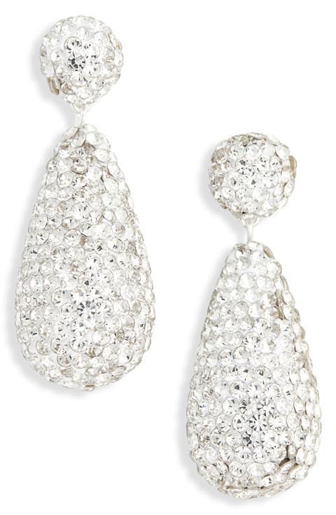 Pavé Drop Earrings