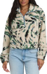 Billabong Barra High Pile Fleece Half Zip Pullover