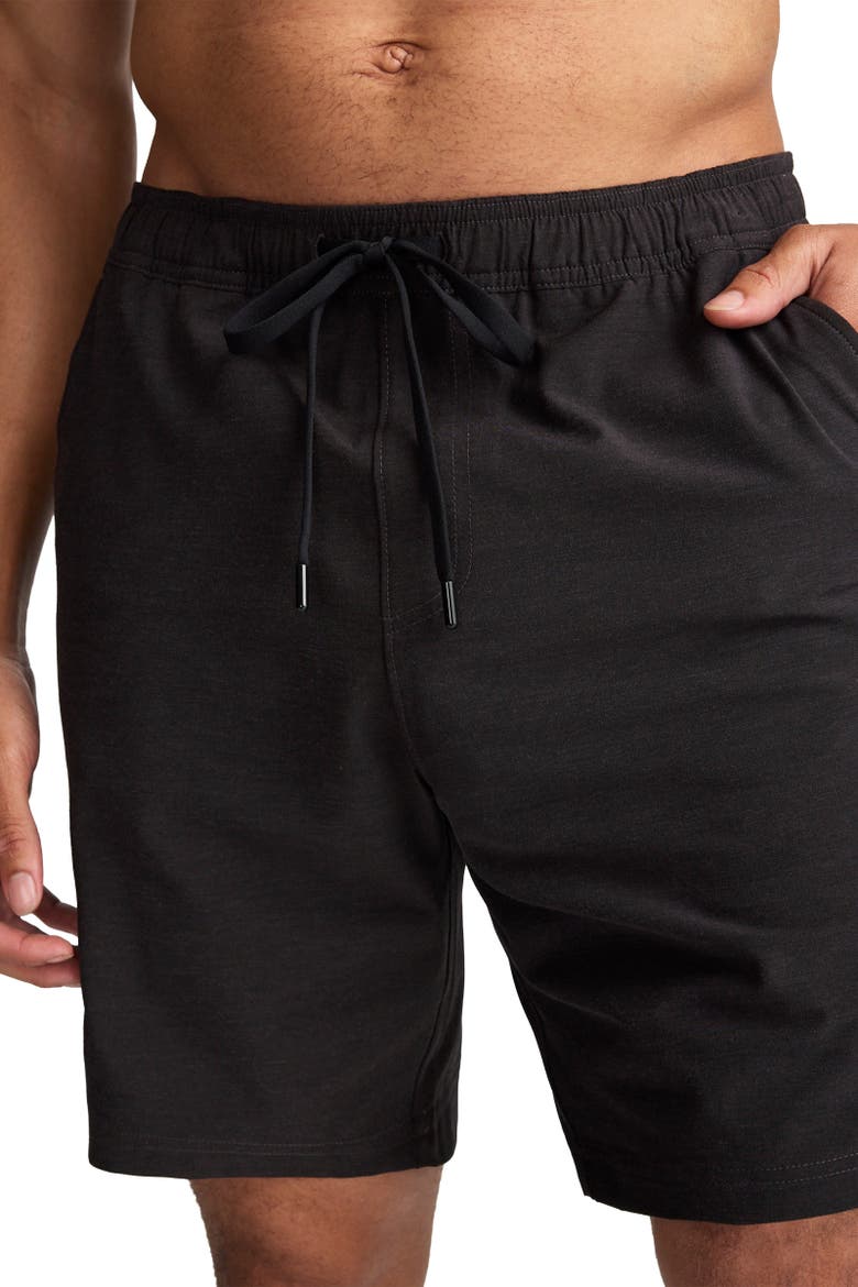 Men's Everactive 8" Woven Short, Alternate, color, Black