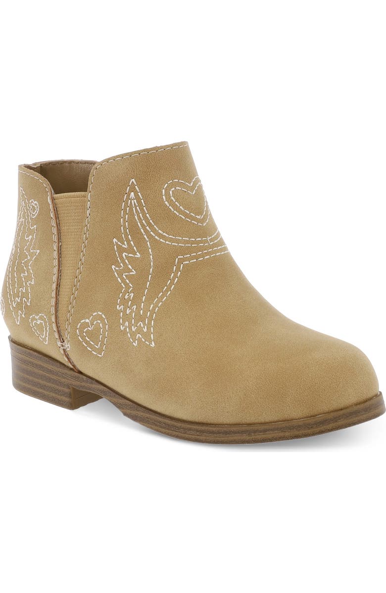 MIA Kids' Lil' Skarlet Western Bootie, Main, color, Taupe