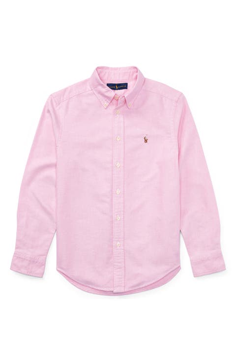 Kids' Oxford Cotton Button-Down Shirt (Big Kid)