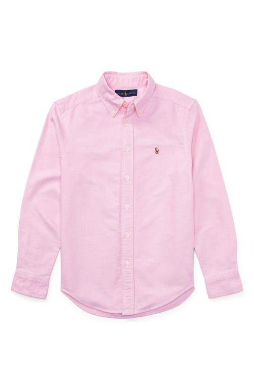 Polo Ralph Lauren Toddler And Little Boys Cotton Oxford Shirt In Pink