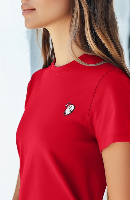 Dalix Heartly Ghost Tee In Red