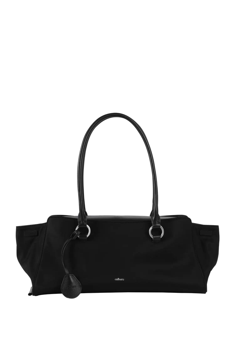 Esthera 5PM Nylon Shoulder Bag, Alternate, color, Black