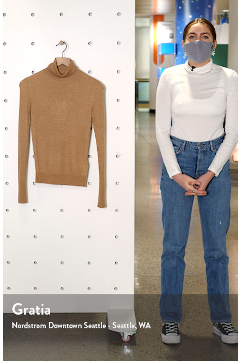 Sophie Wool & Alpaca Blend Turtleneck Sweater video