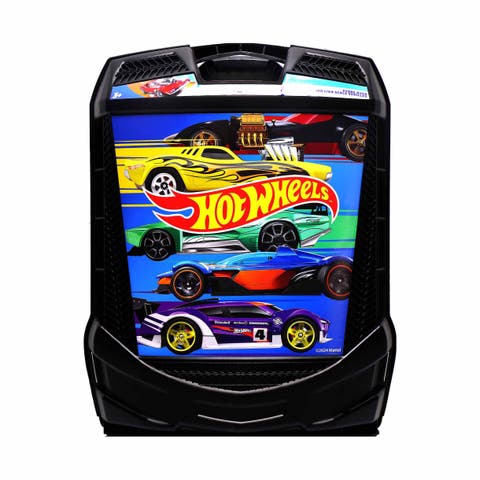 100 Car Rolling Storage Case With Retractable Handle
