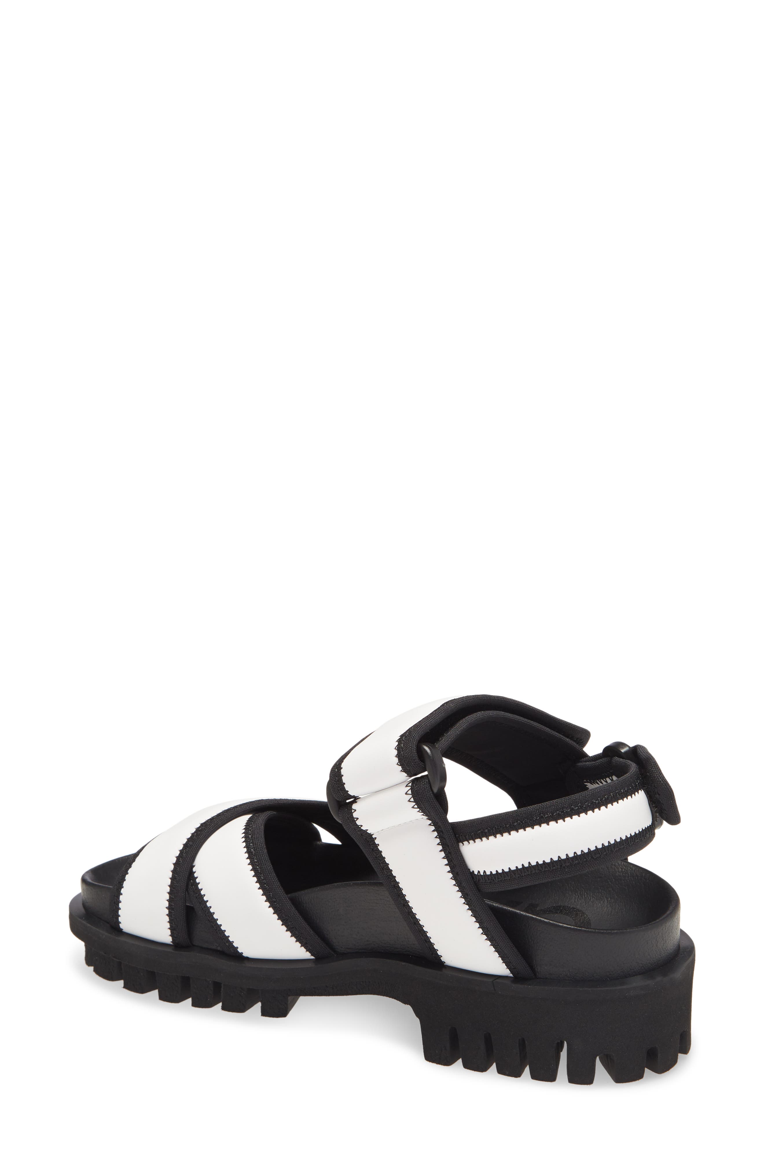 Ganni Quarter Strap Sandal, Alternate, color, 