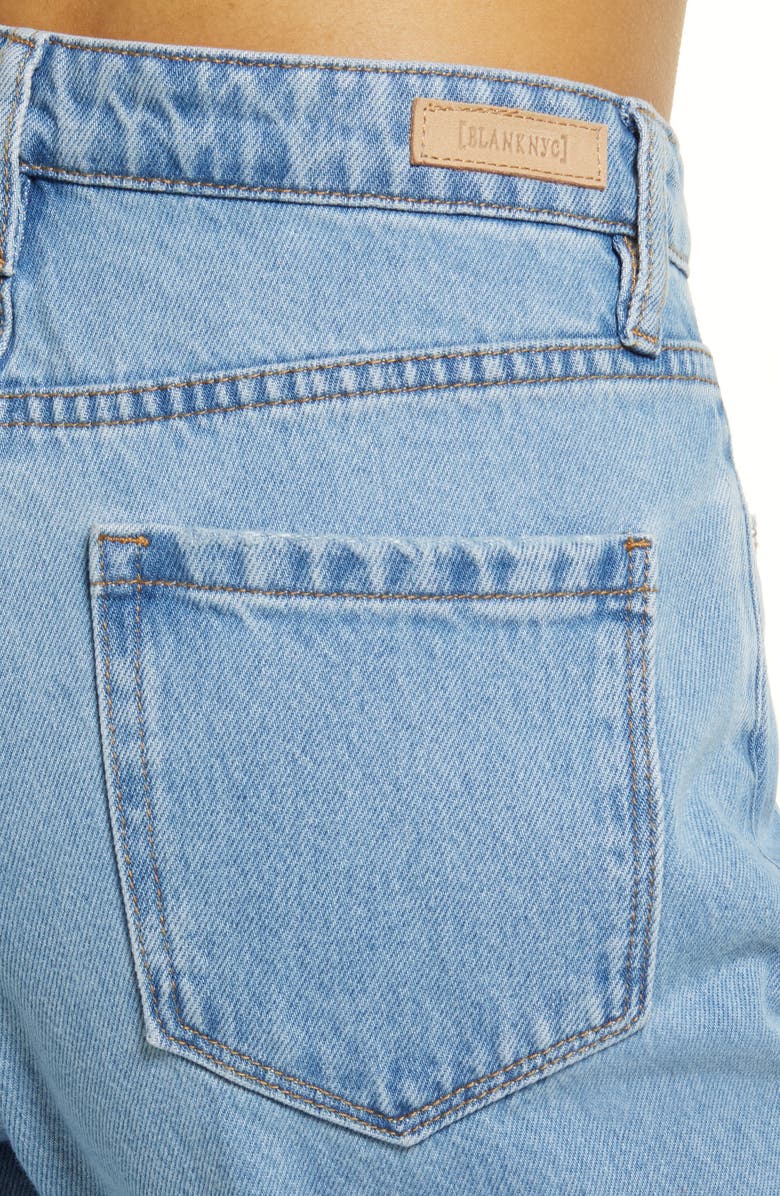 BLANKNYC Baxter Ripped Nonstretch Ribcage Crop Jeans, Alternate, color, 