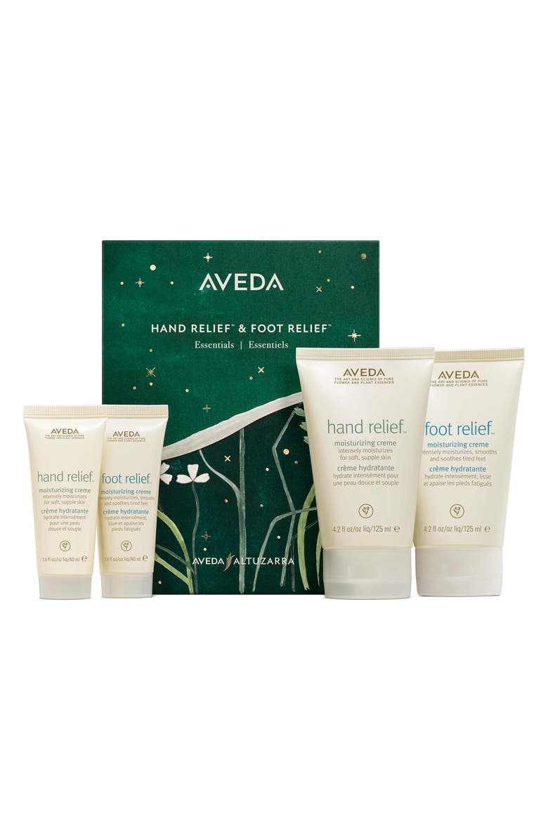 Aveda Hand & Foot Relief Moisturizing Body Lotion Gift Set $78 Value, Main, color,