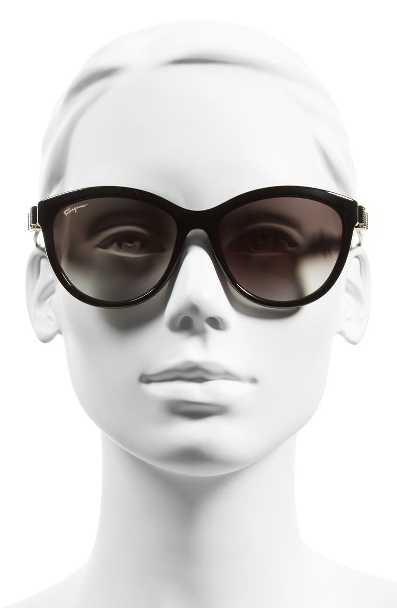FERRAGAMO Salvatore Ferragamo 'Vara' 57mm Sunglasses, Main, color,