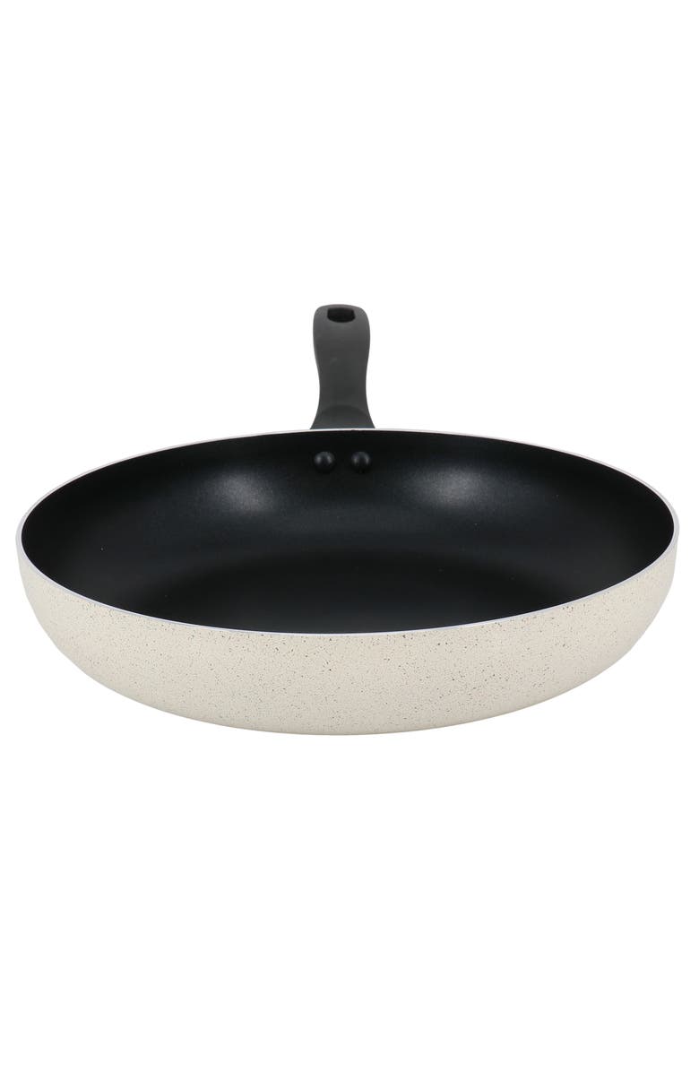 OSTER Clairborne 12 Inch Round Nonstick Aluminum Frying Pan, Alternate, color, White