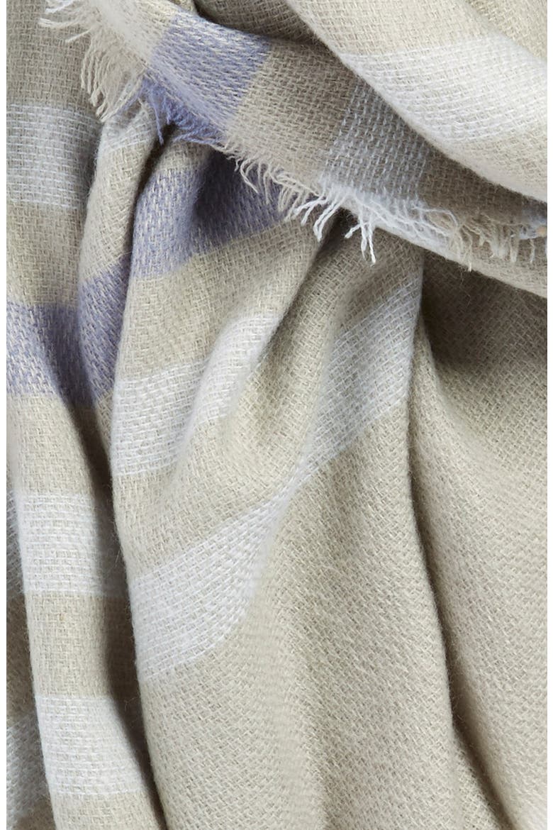 Woven Stripe Scarf, Alternate, color, GREY/ MAUVE