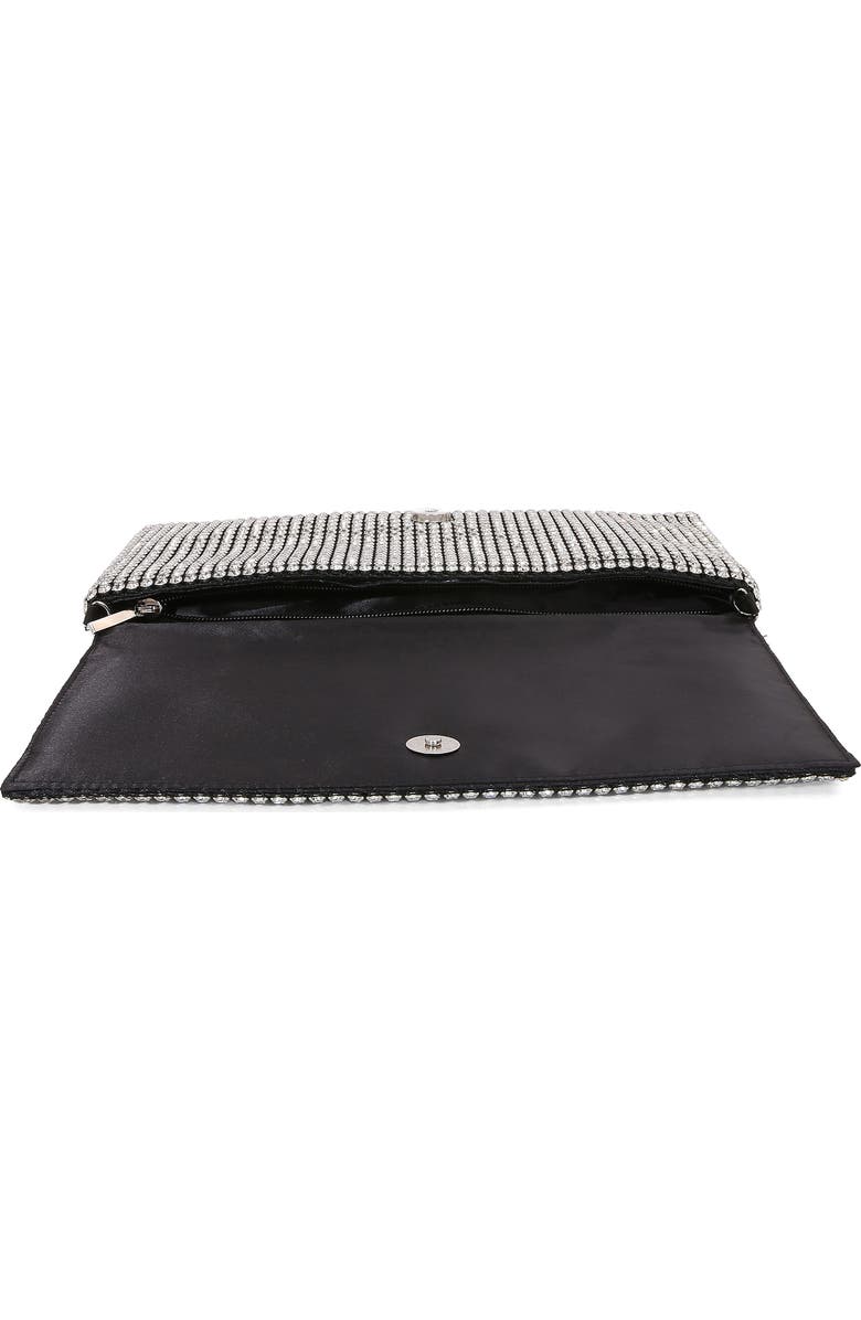 BERNESS Large Rhinestone Embellished Clutch, Alternate, color, Black